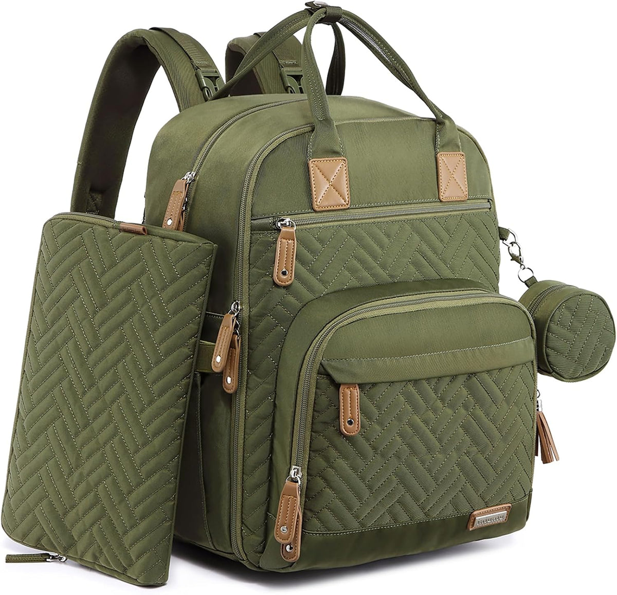 Baby Diaper Bag Backpack, 4 in 1 kit Large Capacity Travel Backpack