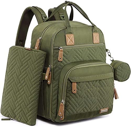 Baby Diaper Bag Backpack, 4 in 1 kit Large Capacity Travel Backpack