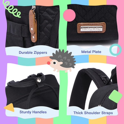 Baby Diaper Bag Backpack, 4 in 1 kit Large Capacity Travel Backpack