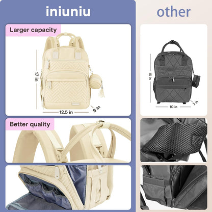 Baby Diaper Bag Backpack, 4 in 1 kit Large Capacity Travel Backpack