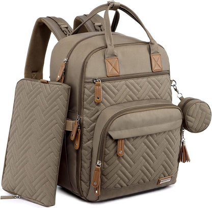Baby Diaper Bag Backpack, 4 in 1 kit Large Capacity Travel Backpack