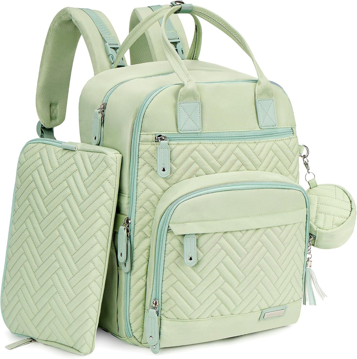 Baby Diaper Bag Backpack, 4 in 1 kit Large Capacity Travel Backpack