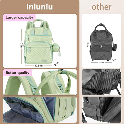 Baby Diaper Bag Backpack, 4 in 1 kit Large Capacity Travel Backpack