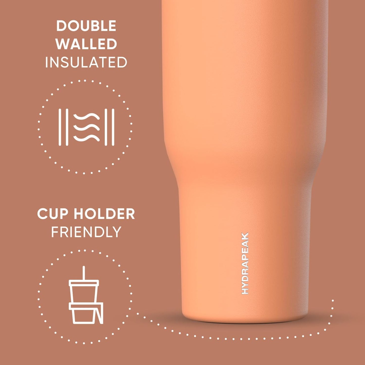 Voyager 32oz Insulated Tumbler with Handle & 2-in-1 Lid, Leak-Proof Stainless-Steel Travel Tumbler, Cupholder Friendly Reusable Water Bottle Built for Work, Gym, or Class Commute (Sage Leaf)