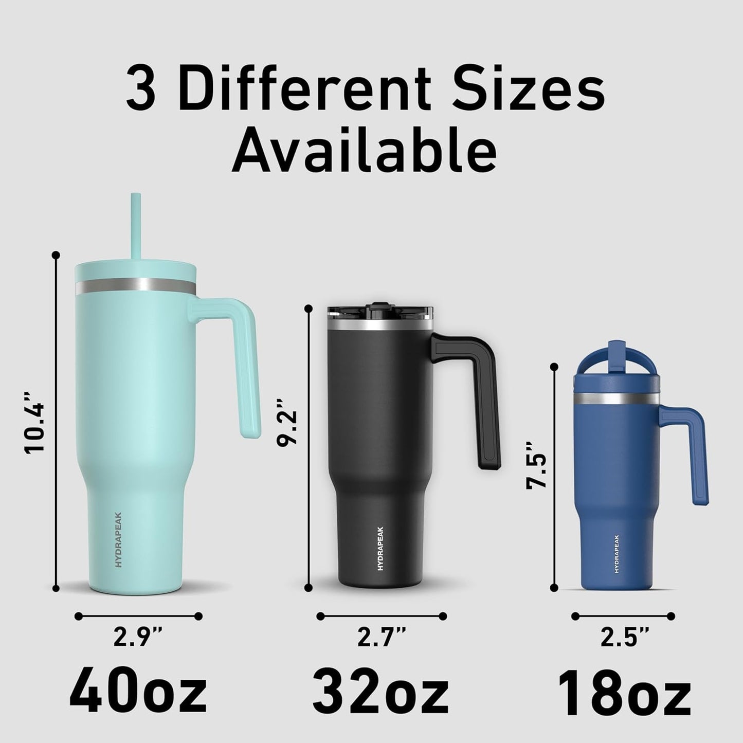 Voyager 32oz Insulated Tumbler with Handle & 2-in-1 Lid, Leak-Proof Stainless-Steel Travel Tumbler, Cupholder Friendly Reusable Water Bottle Built for Work, Gym, or Class Commute (Sage Leaf)