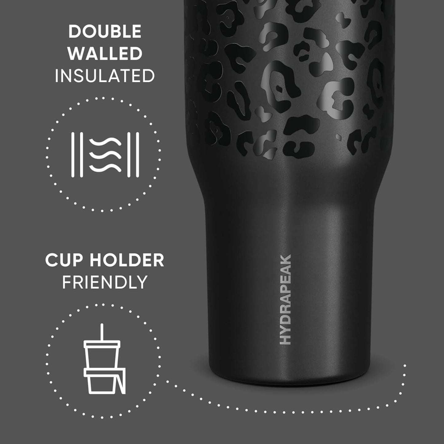 Voyager 32oz Insulated Tumbler with Handle & 2-in-1 Lid, Leak-Proof Stainless-Steel Travel Tumbler, Cupholder Friendly Reusable Water Bottle Built for Work, Gym, or Class Commute (Sage Leaf)