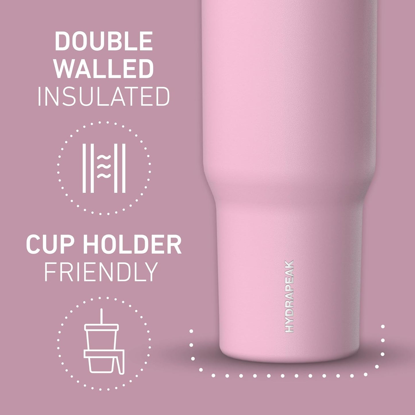 Voyager 32oz Insulated Tumbler with Handle & 2-in-1 Lid, Leak-Proof Stainless-Steel Travel Tumbler, Cupholder Friendly Reusable Water Bottle Built for Work, Gym, or Class Commute (Sage Leaf)