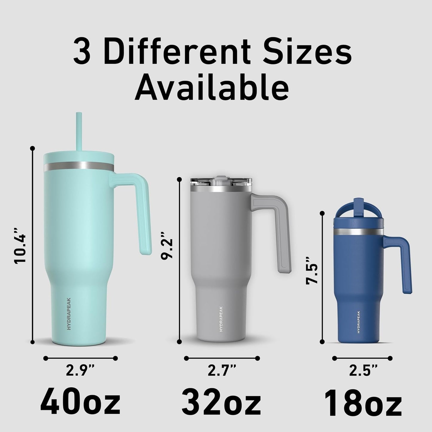 Voyager 32oz Insulated Tumbler with Handle & 2-in-1 Lid, Leak-Proof Stainless-Steel Travel Tumbler, Cupholder Friendly Reusable Water Bottle Built for Work, Gym, or Class Commute (Sage Leaf)
