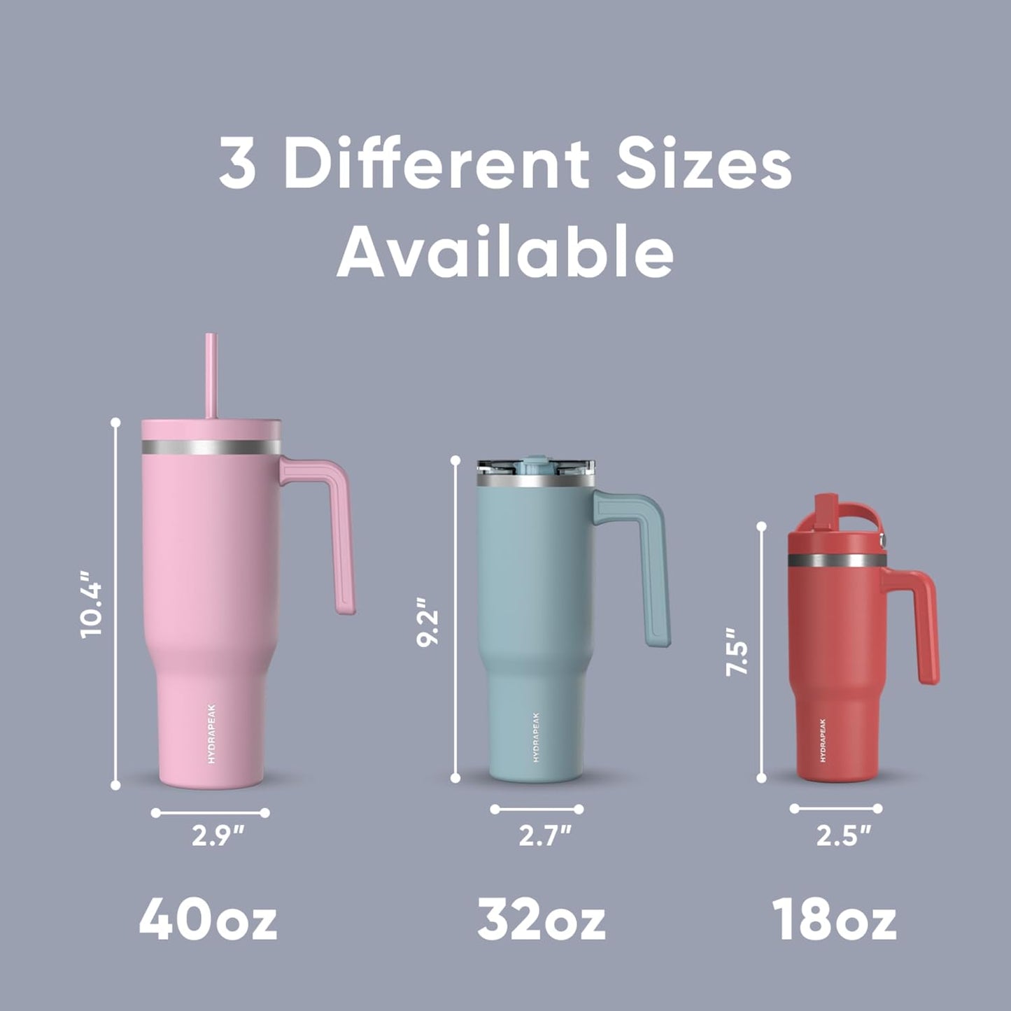 Voyager 32oz Insulated Tumbler with Handle & 2-in-1 Lid, Leak-Proof Stainless-Steel Travel Tumbler, Cupholder Friendly Reusable Water Bottle Built for Work, Gym, or Class Commute (Sage Leaf)