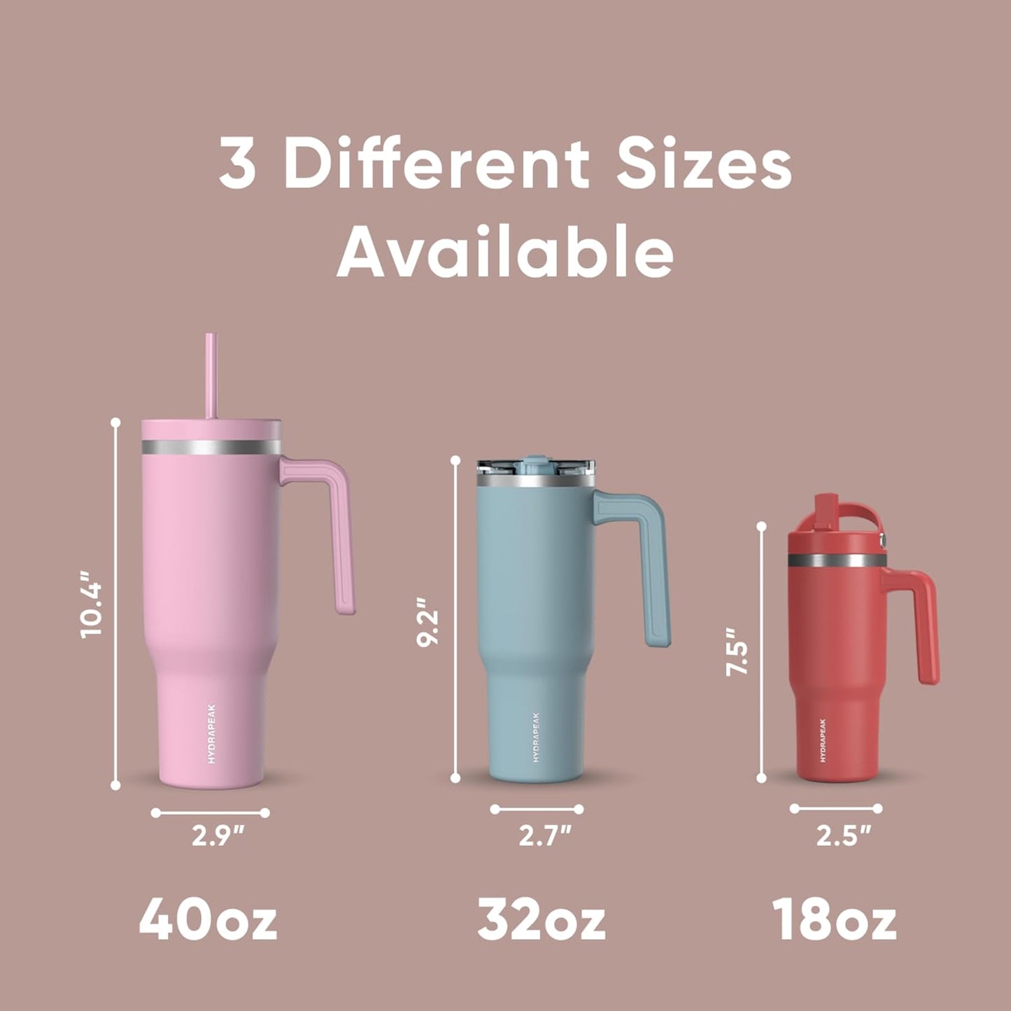 Voyager 32oz Insulated Tumbler with Handle & 2-in-1 Lid, Leak-Proof Stainless-Steel Travel Tumbler, Cupholder Friendly Reusable Water Bottle Built for Work, Gym, or Class Commute (Sage Leaf)