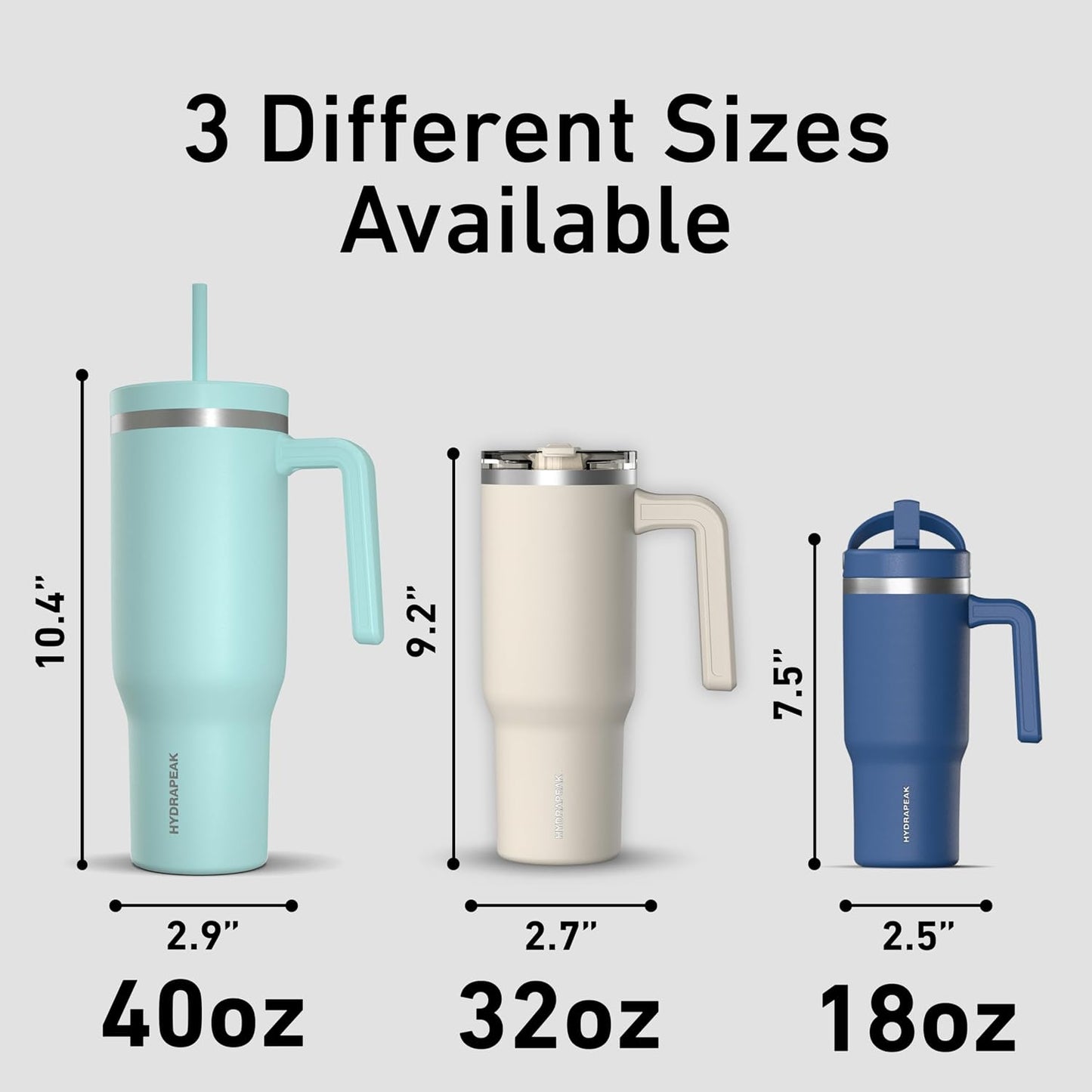 Voyager 32oz Insulated Tumbler with Handle & 2-in-1 Lid, Leak-Proof Stainless-Steel Travel Tumbler, Cupholder Friendly Reusable Water Bottle Built for Work, Gym, or Class Commute (Sage Leaf)