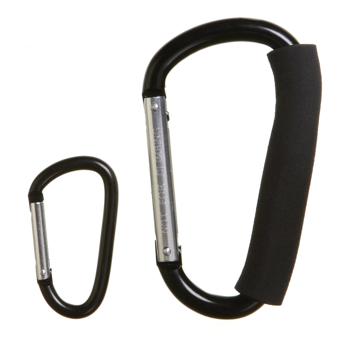 Stroller Carabiner Hook - 2Pack - Stroller Clip Organizer for Purse Shipping Grocery Bag