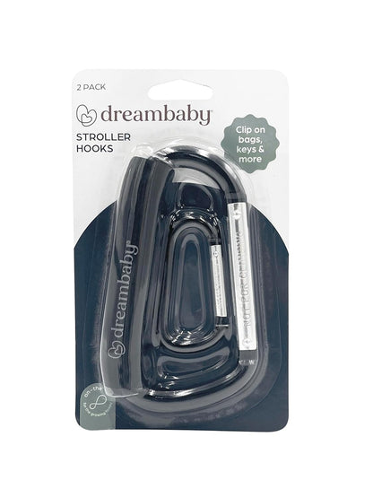 Stroller Carabiner Hook - 2Pack - Stroller Clip Organizer for Purse Shipping Grocery Bag
