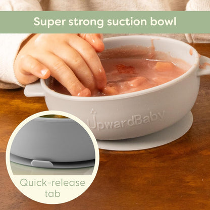 Led Weaning Supplies, Silicone Baby Feeding Set, Baby Feeding Essentials, Baby Led Weaning Set, Baby Eating Essentials, Baby Silicone Feeding Set, Baby Dishes, Toddler Feeding Set