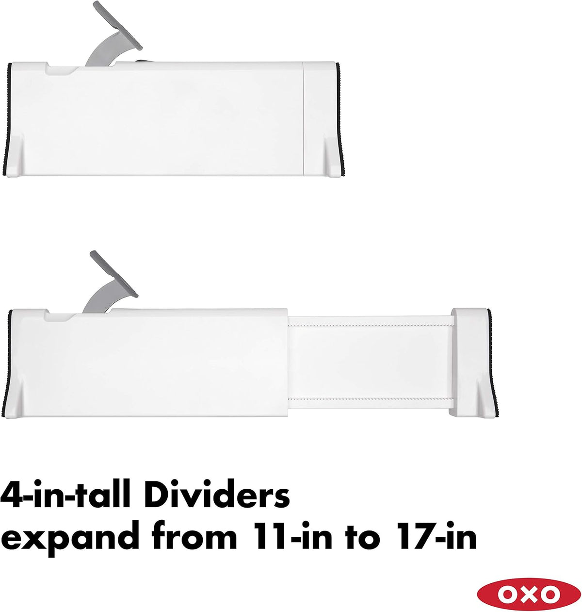 Good Grips Expandable Dresser Drawer Divider, 2-Pack