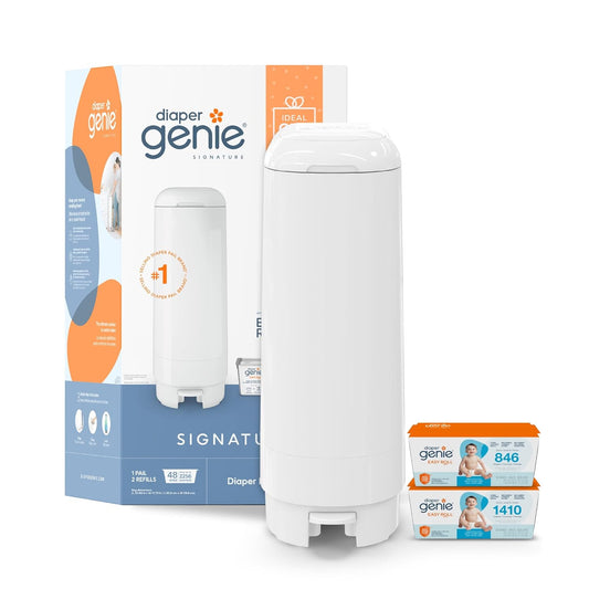 Signature Pail Gift Set with 2 Easy Roll Refills, 48 bags