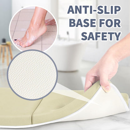 Bath Kneeler and Elbow Rest Pad Set, 1.5-Inch Thick Memory Foam Pads