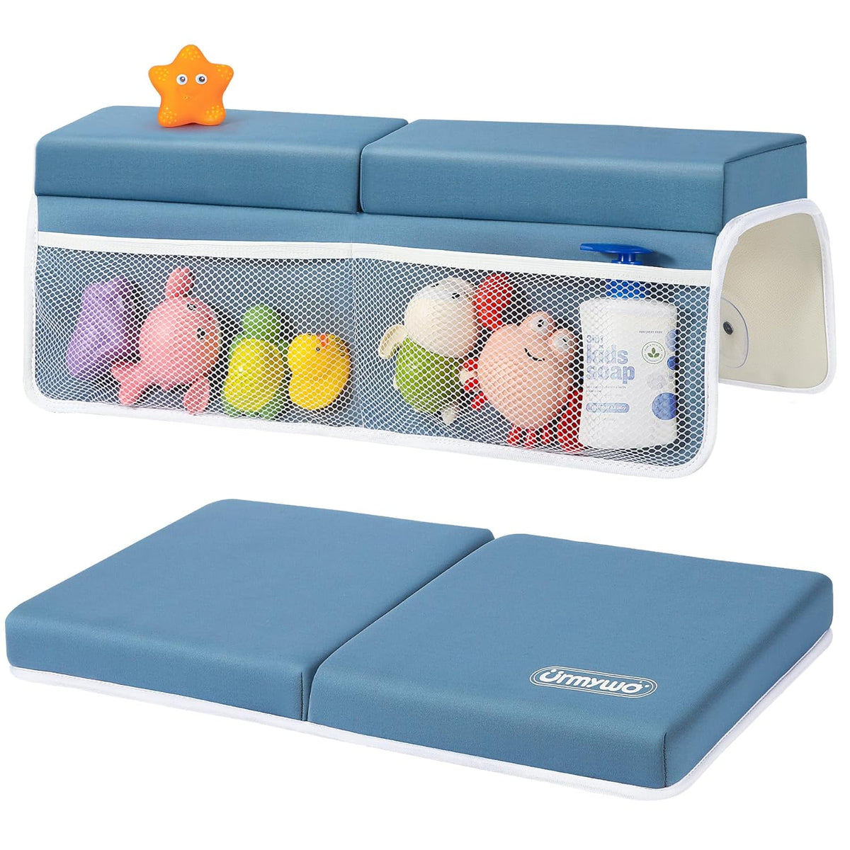 Bath Kneeler and Elbow Rest Pad Set, 1.5-Inch Thick Memory Foam Pads