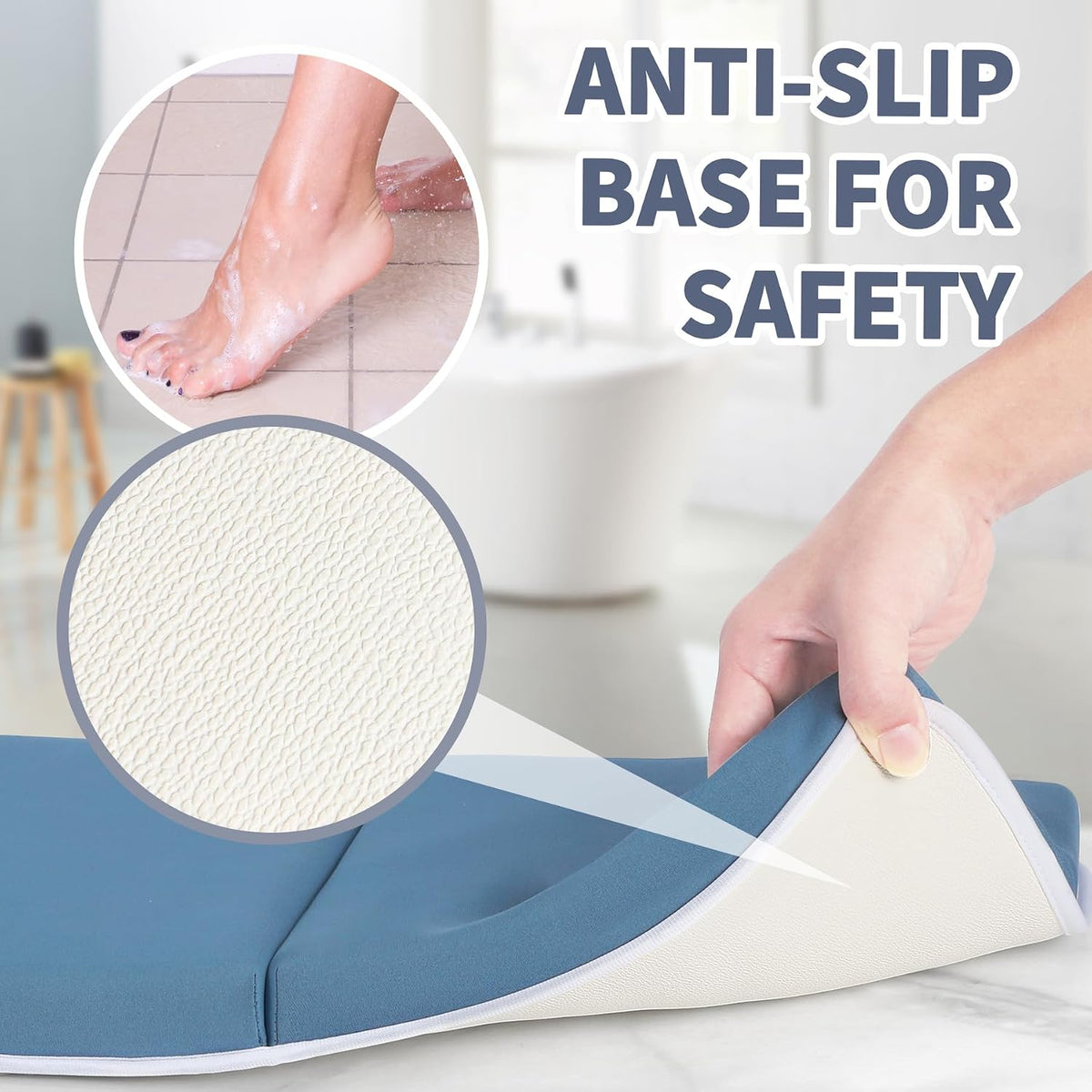 Bath Kneeler and Elbow Rest Pad Set, 1.5-Inch Thick Memory Foam Pads