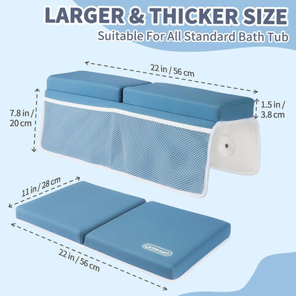 Bath Kneeler and Elbow Rest Pad Set, 1.5-Inch Thick Memory Foam Pads
