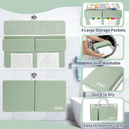 Bath Kneeler and Elbow Rest Pad Set, 1.5-Inch Thick Memory Foam Pads