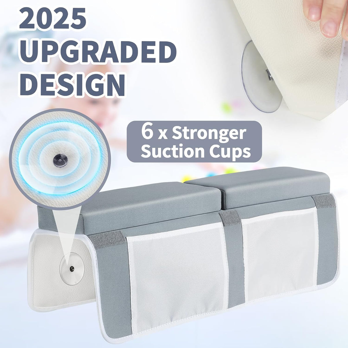 Bath Kneeler and Elbow Rest Pad Set, 1.5-Inch Thick Memory Foam Pads