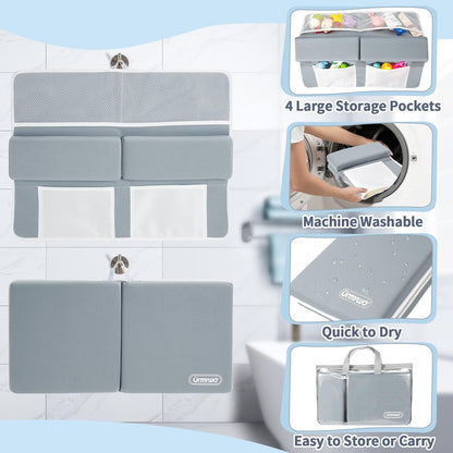 Bath Kneeler and Elbow Rest Pad Set, 1.5-Inch Thick Memory Foam Pads