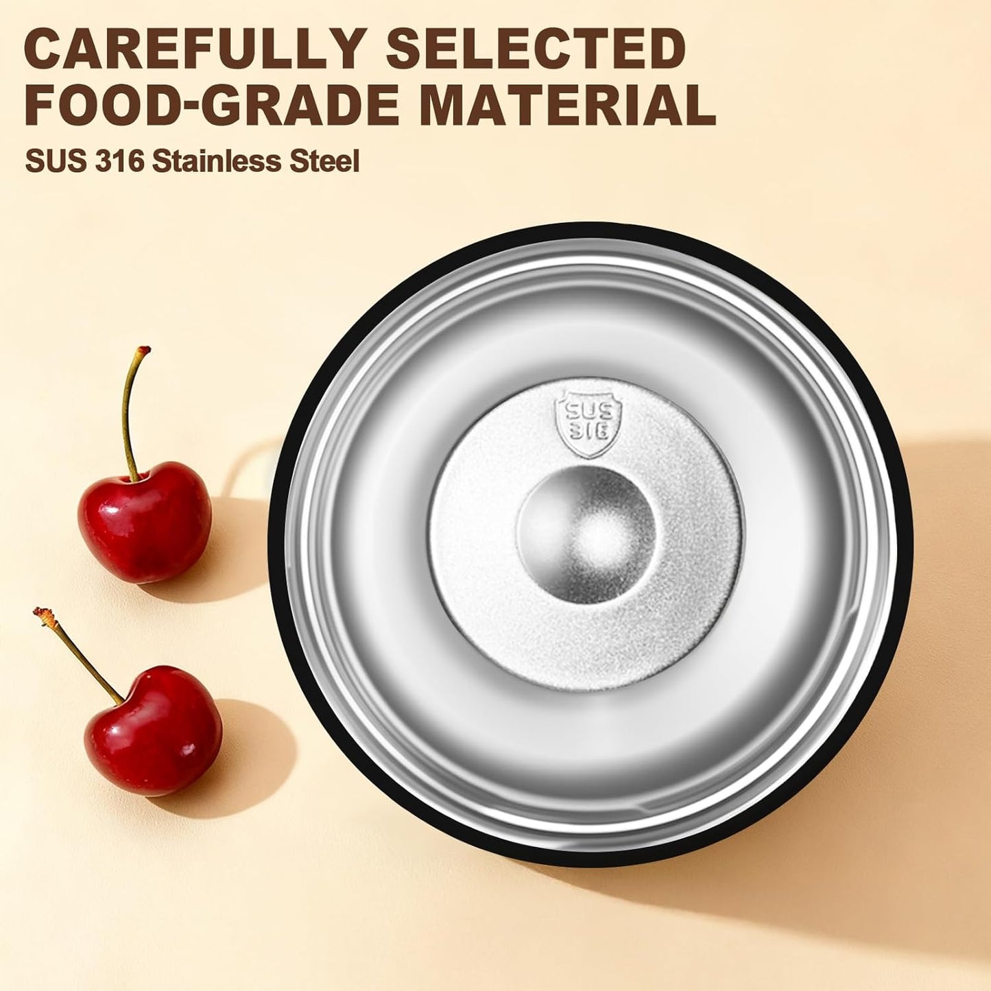 Insulated Coffee Tumbler 17.9oz 530ml Travel Coffee Mug 316 Stainless Steel Dual Drink Openings Leakproof Lid Reusable Insulated Coffee Mug Hot and Cold Ideal Travel Mug for Coffee Lover Daily