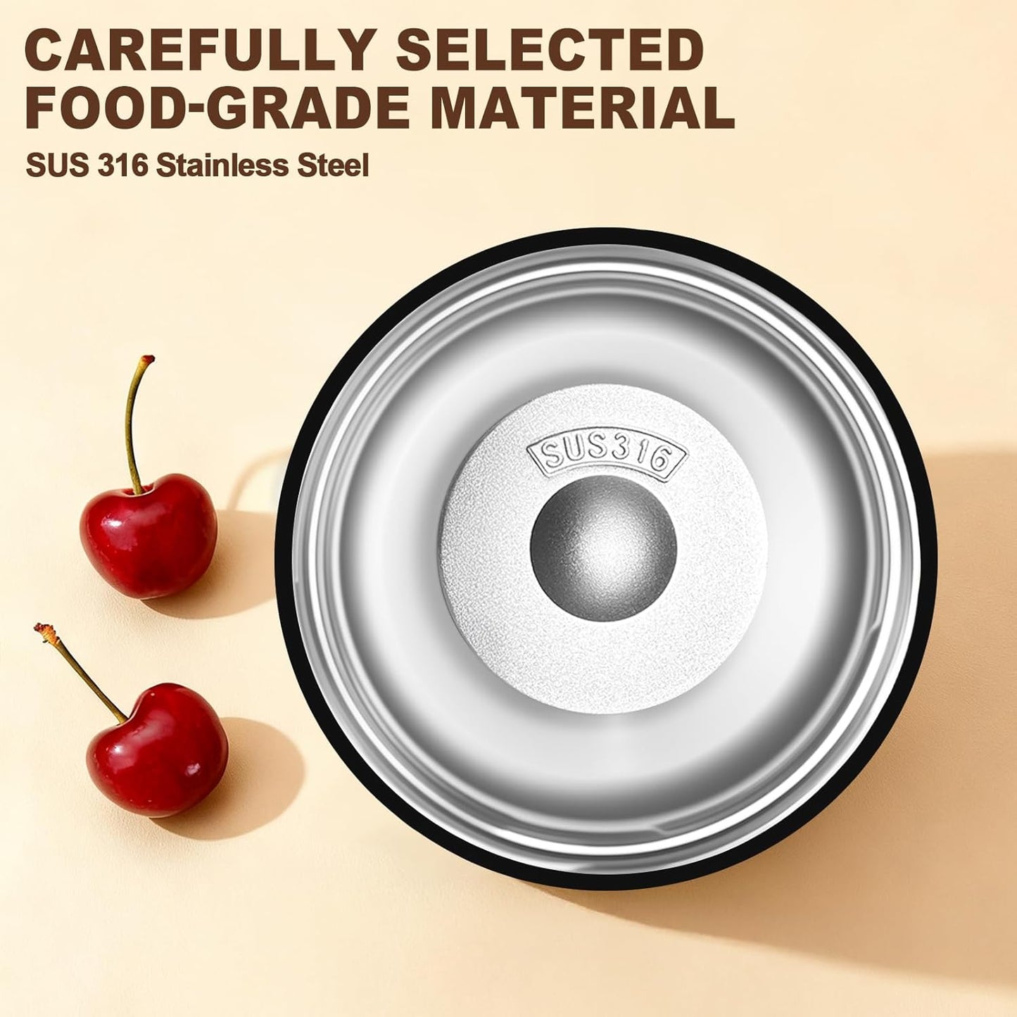 Insulated Coffee Tumbler 17.9oz 530ml Travel Coffee Mug 316 Stainless Steel Dual Drink Openings Leakproof Lid Reusable Insulated Coffee Mug Hot and Cold Ideal Travel Mug for Coffee Lover Daily