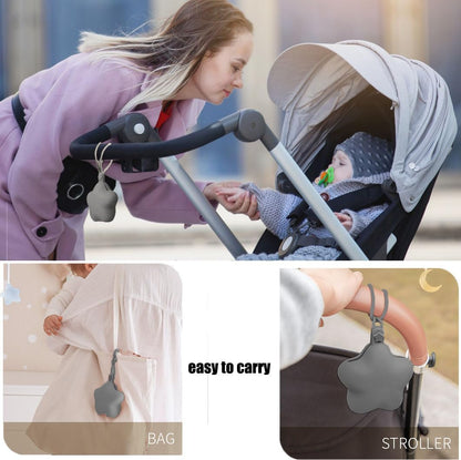 Pacifier Storage Case, Soft Flexible Holder Box with Texture for Baby Boys and Girls