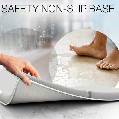 Bath Kneeler and Elbow Rest Pad Set, Non Slip Quickly Drying Thick Baby Bath Kneeler Pads with Large Pocket for Baby and Toddler Bathing
