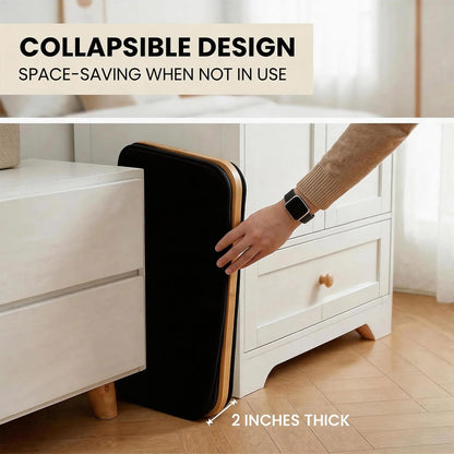 Slim Laundry Basket with Lid, Narrow Laundry Hamper with Removable Bag, Skinny Dirty Clothes Basket with Bamboo Handles for Bathroom, Bedroom & Laundry Room, 90L Beige