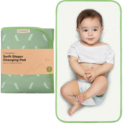 Portable Diaper Changing Pad, Easy Wipe Clean, 25x13 (Prairie)