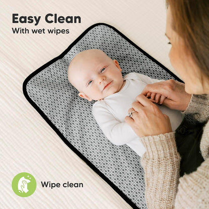 Portable Diaper Changing Pad, Easy Wipe Clean, 25x13 (Prairie)