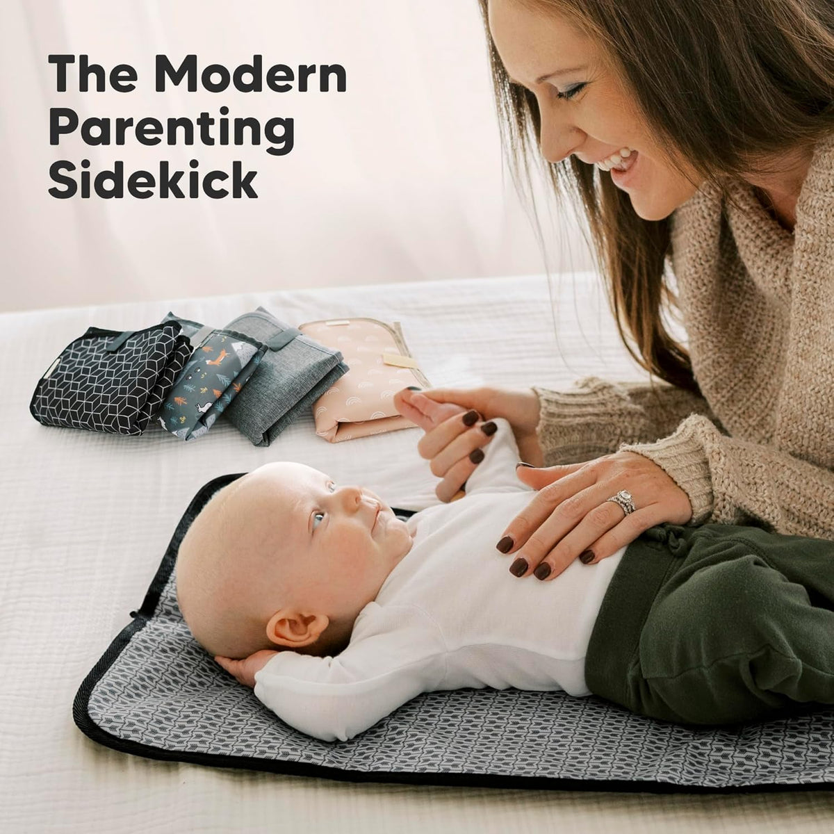 Portable Diaper Changing Pad, Easy Wipe Clean, 25x13 (Prairie)
