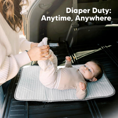 Portable Diaper Changing Pad, Easy Wipe Clean, 25x13 (Prairie)