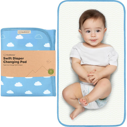Portable Diaper Changing Pad, Easy Wipe Clean, 25x13 (Prairie)