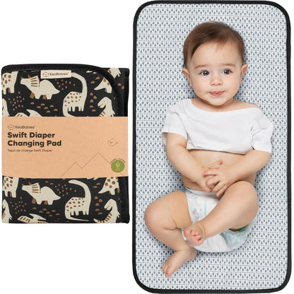 Portable Diaper Changing Pad, Easy Wipe Clean, 25x13 (Prairie)