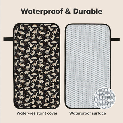 Portable Diaper Changing Pad, Easy Wipe Clean, 25x13 (Prairie)