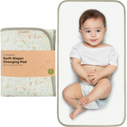 Portable Diaper Changing Pad, Easy Wipe Clean, 25x13 (Prairie)