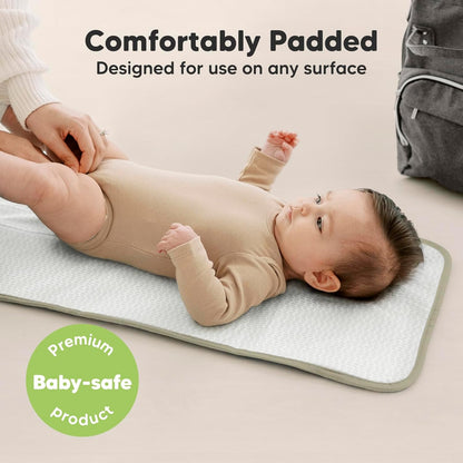 Portable Diaper Changing Pad, Easy Wipe Clean, 25x13 (Prairie)
