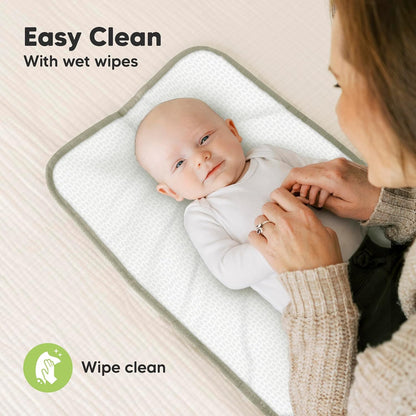 Portable Diaper Changing Pad, Easy Wipe Clean, 25x13 (Prairie)