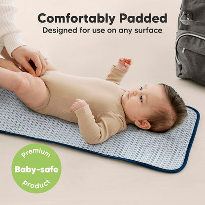 Portable Diaper Changing Pad, Easy Wipe Clean, 25x13 (Prairie)