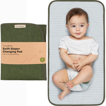 Portable Diaper Changing Pad, Easy Wipe Clean, 25x13 (Prairie)