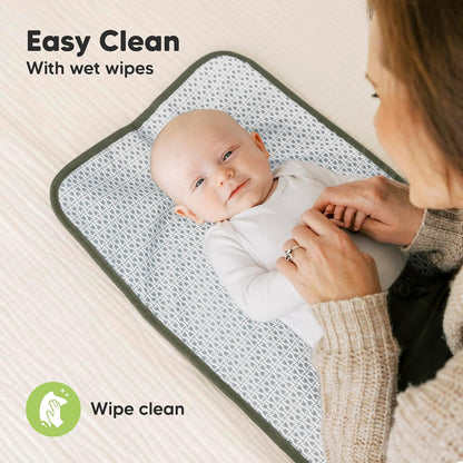 Portable Diaper Changing Pad, Easy Wipe Clean, 25x13 (Prairie)