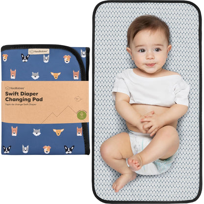 Portable Diaper Changing Pad, Easy Wipe Clean, 25x13 (Prairie)