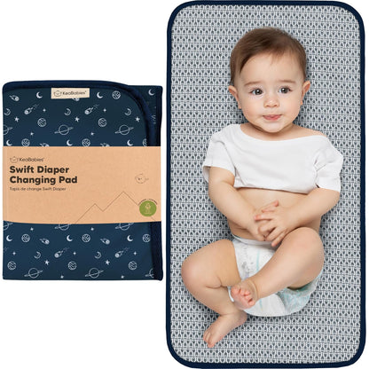 Portable Diaper Changing Pad, Easy Wipe Clean, 25x13 (Prairie)