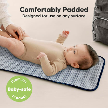 Portable Diaper Changing Pad, Easy Wipe Clean, 25x13 (Prairie)