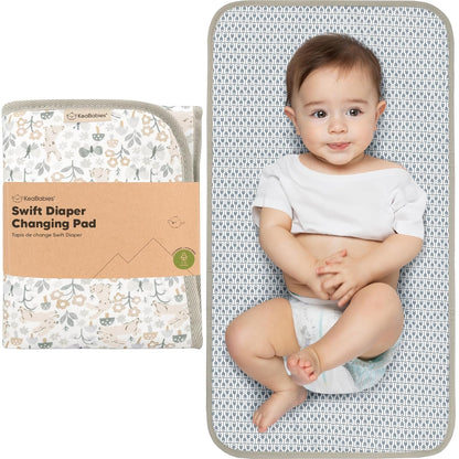Portable Diaper Changing Pad, Easy Wipe Clean, 25x13 (Prairie)