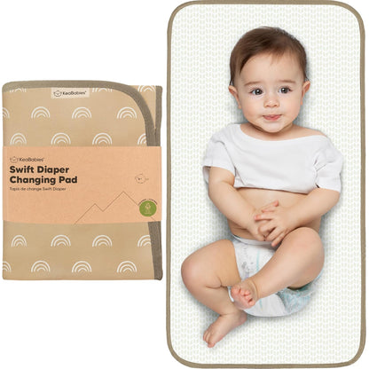 Portable Diaper Changing Pad, Easy Wipe Clean, 25x13 (Prairie)